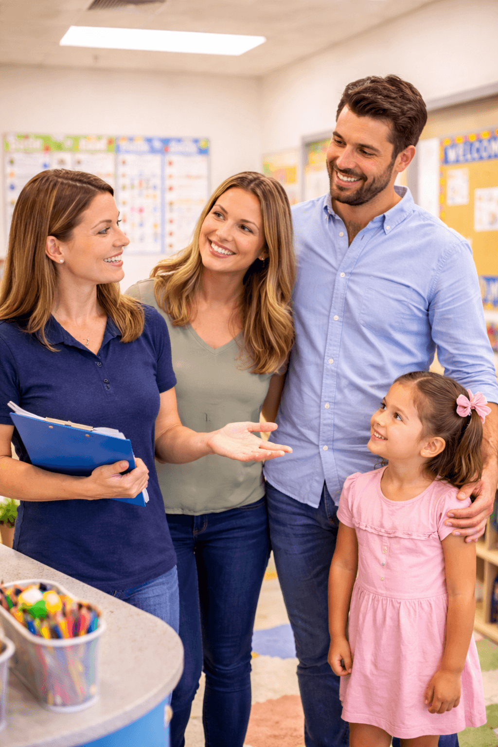 Touring the children's lighthouse daycare center